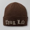 Thug Life - Beanie / Mütze Wollmütze Farbe: Braun