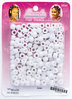 Dreamfix - Haarperlen / Hair Beads  ca. 200 Stück Weiß / Perlen ohne Clips
